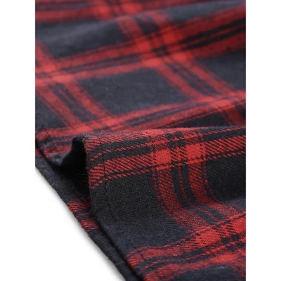 Allegra K Women's Checks Adjustable Strap Pinafore Overall Suspender Skirt - Image 5