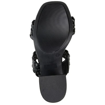 Journee Collection Womens Melissa Open Toe High Block Heel Pumps - Image 4