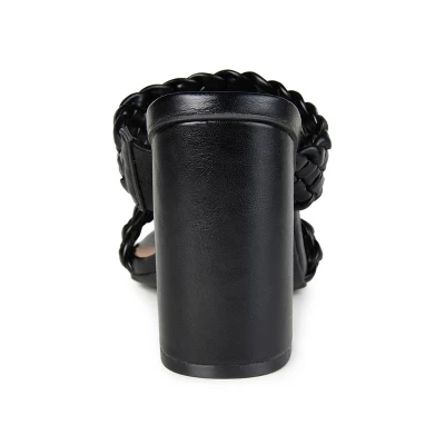 Journee Collection Womens Melissa Open Toe High Block Heel Pumps - Image 2