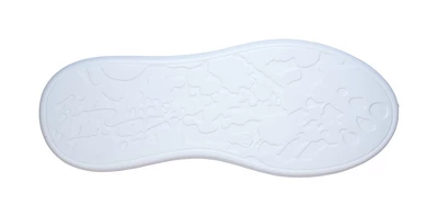 Cools 21 Graze Hidden Lace Perforated Memory Foam Platform Leather Sneakers - Image 4