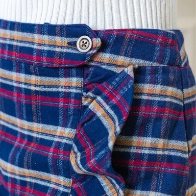 Hope & Henry Womens' Flannel Ruffle Skirt - Image 3