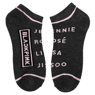 Blackpink Group Members Ankle Socks Set 5-pack For Women - Image 3