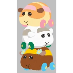 Women's Pui Pui Molcar Potato Shiromo And Choco Stack T-Shirt