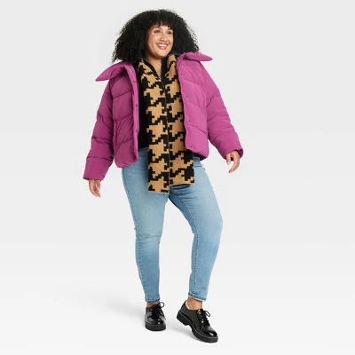 Women's Short Puffer Jacket - Ava & Viv™ - Image 2