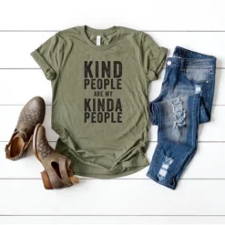 Simply Sage Market Women's Kind People Are My Kinda People Short Sleeve Graphic Tee