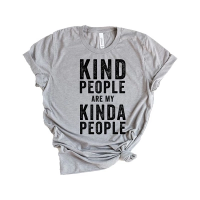 Simply Sage Market Women's Kind People Are My Kinda People Short Sleeve Graphic Tee - Image 4