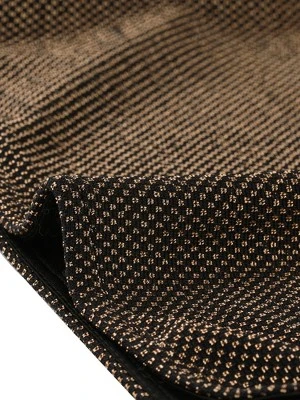 Allegra K One Shoulder Glitter Top For Women's Tie Knot Side Polka Dots Crop Tank Tops - Image 4