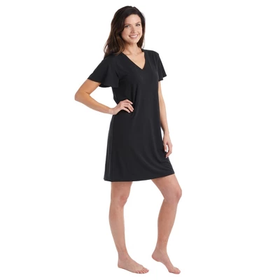 Softies - Brie - 36" Flutter Cap Sleeve Sleep Shirt