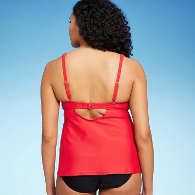Women's Hidden Underwire Square Neck Tankini Top - Kona Sol™ - Image 3