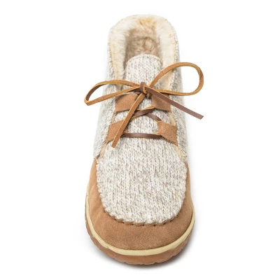 Minnetonka Women's Torrey Laceup Bootie Slippers