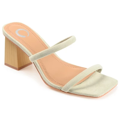 Journee Collection Womens Henrietta Tru Comfort Foam Open Square Toe Block Heel Sandals - Image 13