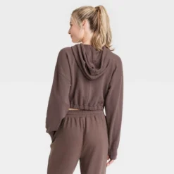 Women's Waffle Full Zip Hoodie - All In Motion™