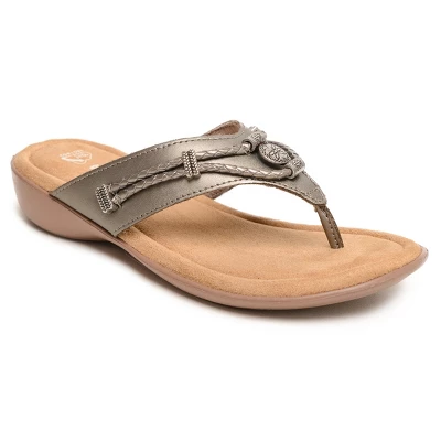 Minnetonka Women's Silverthorne 360 Thong Sandals - Image 12
