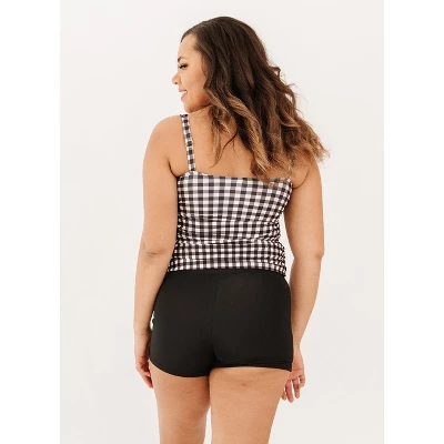 Lime Ricki Women's Black High-Waist Boy Short - Image 5