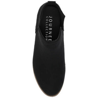 Journee Collection Womens Rimi Pull On Stacked Heel Booties - Image 3
