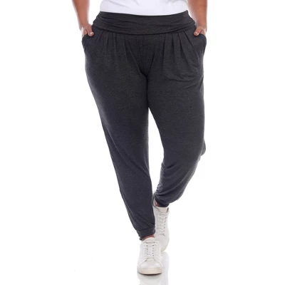 Women's Plus Size Harem Pants - White Mark - Image 7