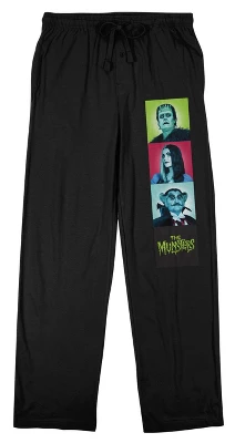 The Munsters: Rob Zombie Remake Munster Family Women's Black Graphic Sleep Pants - Image 6