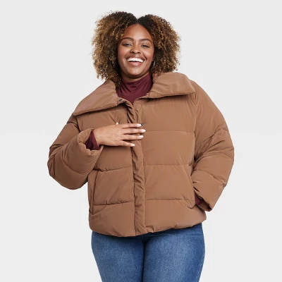 Women's Short Puffer Jacket - Ava & Viv™ - Image 6