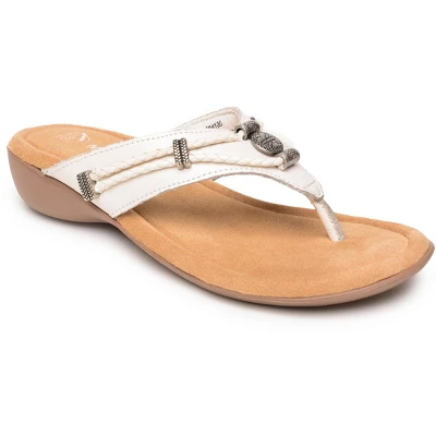 Minnetonka Women's Silverthorne 360 Thong Sandals - Image 6