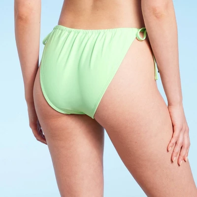 Women's Adjustable Coverage Side-Tie Bikini Bottom - Wild Fable⢠Light Green