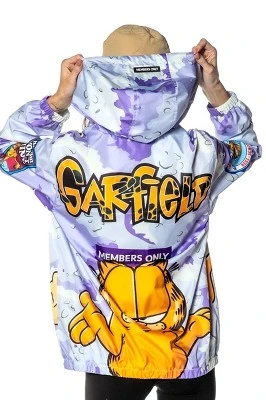 Members Only Women's Garfield Camo Windbreaker Jacket - Image 2