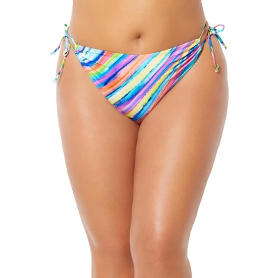 Swimsuits For All Women’s Plus Size Innovator Adjustable Side-Tie Bikini Bottom - Image 4