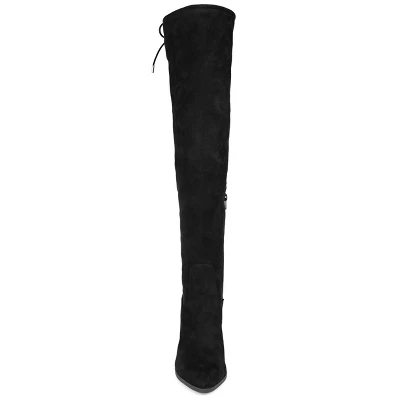 Journee Collection Womens Paras Tru Comfort Foam Stacked Heel Over The Knee Boots - Image 5