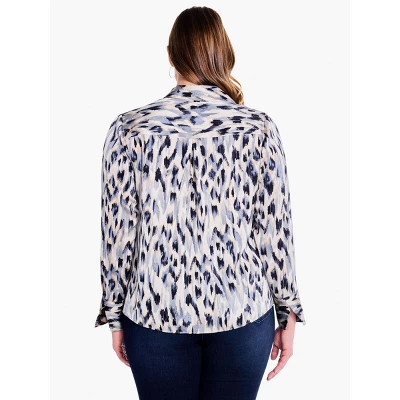 NIC + ZOE Misty Ikat Shirt - Image 2