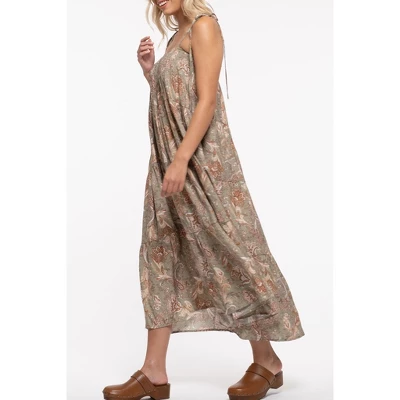 August Sky Women's Paisley Print Dress - Image 2