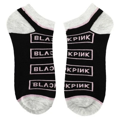 Blackpink Group Members Ankle Socks Set 5-pack For Women