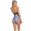 Pokemon Bulbasaur Charmander Pikachu Squirtle Womens One-Piece Swimsuit Blue Small