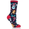 Heat Holders Lite Women's Lite Carol Festive Christmas Crew Sock Assorted Us 5-9| Size Women's 5-9 - Festive Christmas