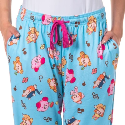 Kirby Women's Pajama Pants Character Costumes Adult Lounge Sleep Bottoms - Image 2