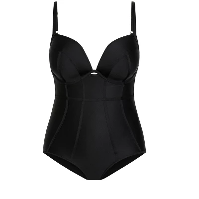 Women's Plus Size Grenada Underwire 1 Piece - Black | CITY CHIC - Image 2