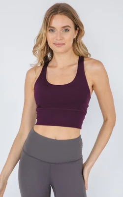 90 Degree By Reflex Womens Lux Racerback Longline Warrior Bra - Image 5