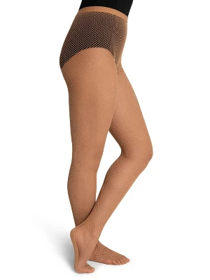 Capezio Women's Professional Fishnet Seamless Tight