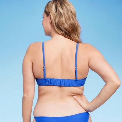 Women's Scrunchie Back Detail Bralette Bikini Top - Wild Fable⢠- Image 4