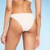 Women's High Leg Bikini Bottom - Shade & Shore™ Off-White