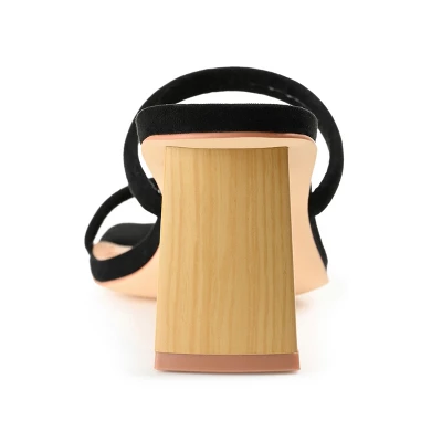 Journee Collection Womens Henrietta Tru Comfort Foam Open Square Toe Block Heel Sandals - Image 2