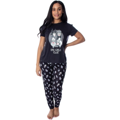 Disney Villains Women's Bad Girls Club 2 Piece Jogger Pajama Set Bad Girls Club - Image 5