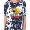 Tom And Jerry Womens' Cartoon Character Nightgown Sleep Pajama Shirt Multicolored