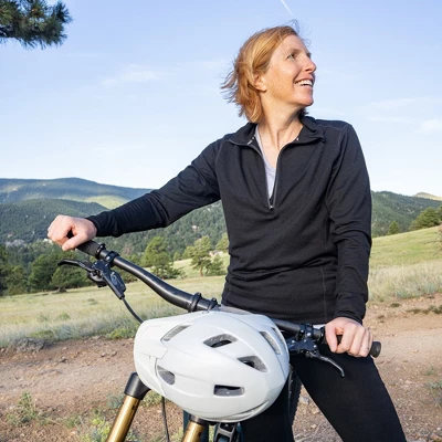 Minus33 Merino Wool Micro Weight - Women's Wool 1/4 Zip Woolverino - Image 5