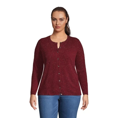 Lands' End Women's Cashmere Cardigan Sweater - Image 4