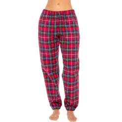 Women's Soft Cotton Flannel Pajama Pants, Joggers