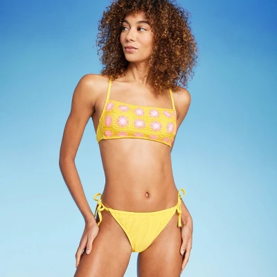 Women's Low-Rise Side-Tie Cheeky Bikini Bottom - Wild Fable⢠- Image 2