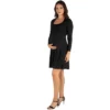 Long Sleeve Mini Masternity Dress