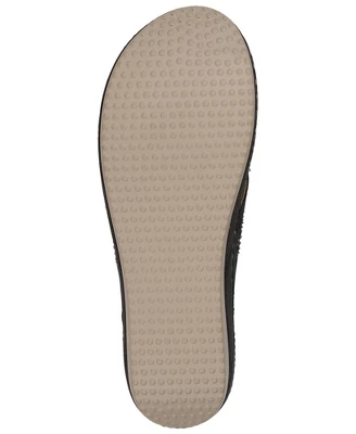 GC Shoes Bari Embellished Perforated Comfort Slide Wedge Sandals - Image 4