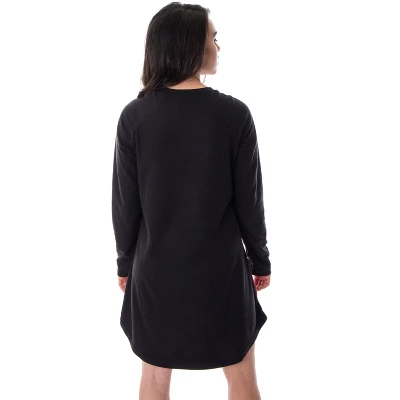 Star Trek Next Generation Women's Juniors Picard Raglan Nightgown Sleep Shirt - Image 5