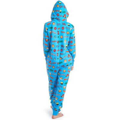 Marvel Avengers Hulk Captain America Thor Women's Fleece Zip Up Cosplay Pajama Coverall Adult - Image 3