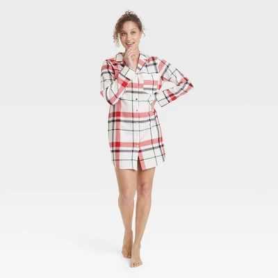 Women's Flannel Notch NightGown - Stars Above™ - Image 2